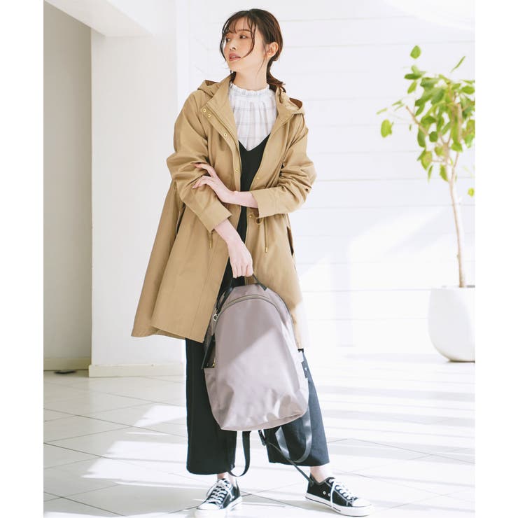 Aラインフード付きモッズコート[品番：IKAW0015382]｜ikka （イッカ