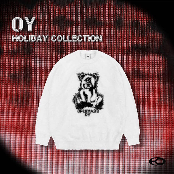 OY ヘアリーシャドーオードリーニット 全2色[品番：PBIW0002508