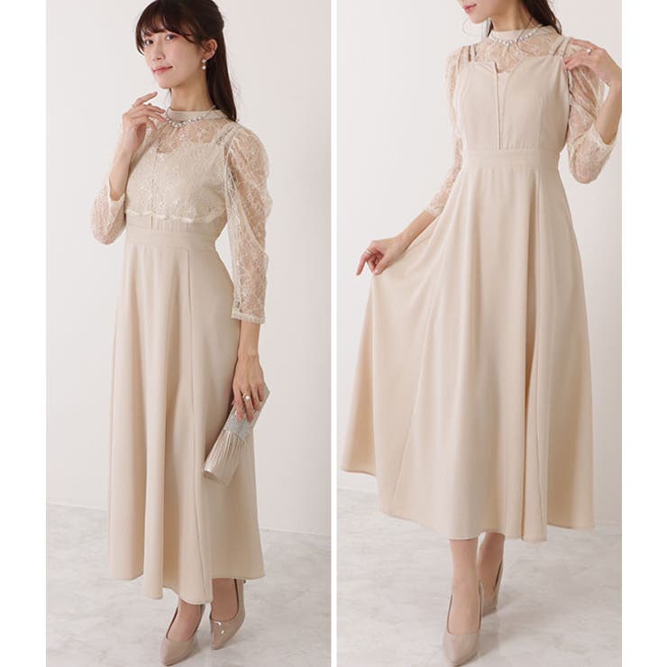 レースボレロ付き 2WAY ハイウエスト[品番：LCLW0004848]｜レース