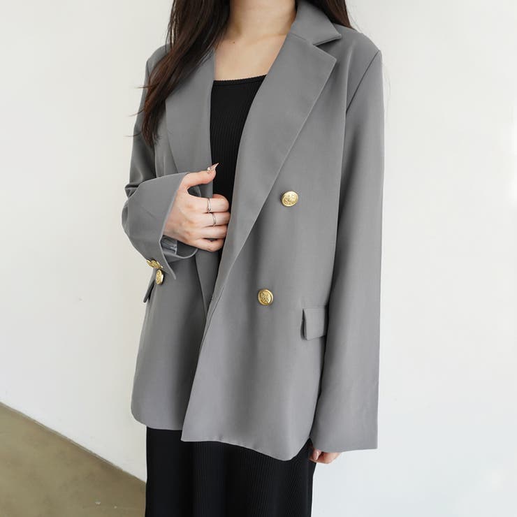 テーラードジャケット ン ダブルブレザージャケット[品番：DBLW0001633