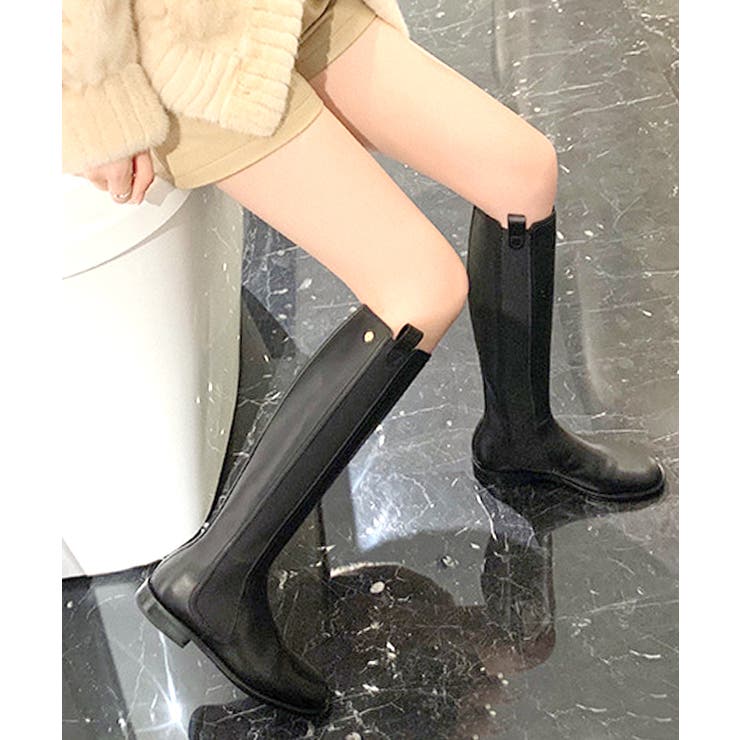 フラットロングブーツ[品番：FI000008414]｜futier land（フューティア