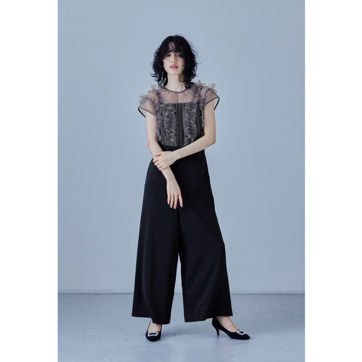 niana ニアナ チュールドッキングパンツドレス[品番：FT000009340