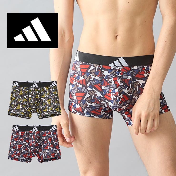 adidas/アディダス ボクサーパンツ ブランドロゴ 吸汗速乾[品番