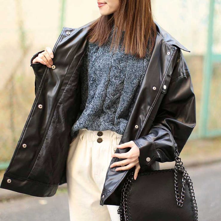 エコレザーキルティングジャケット[品番：GORW0005601]｜GORGE