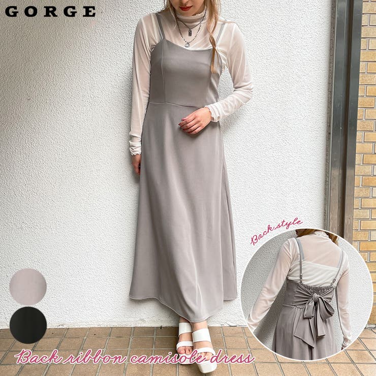 バックリボンキャミワンピース[品番：GORW0007751]｜GORGE （ゴージ