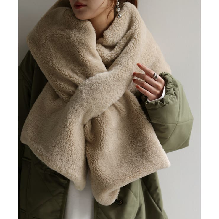 マフラー フェイク ファー[品番：HHHW0004716]｜HUG.U（ハグユー）の