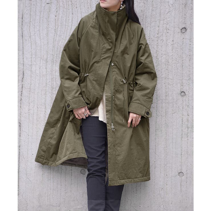 コート 2way ミリタリーコート[品番：HHHW0004546]｜HUG.U（ハグユー