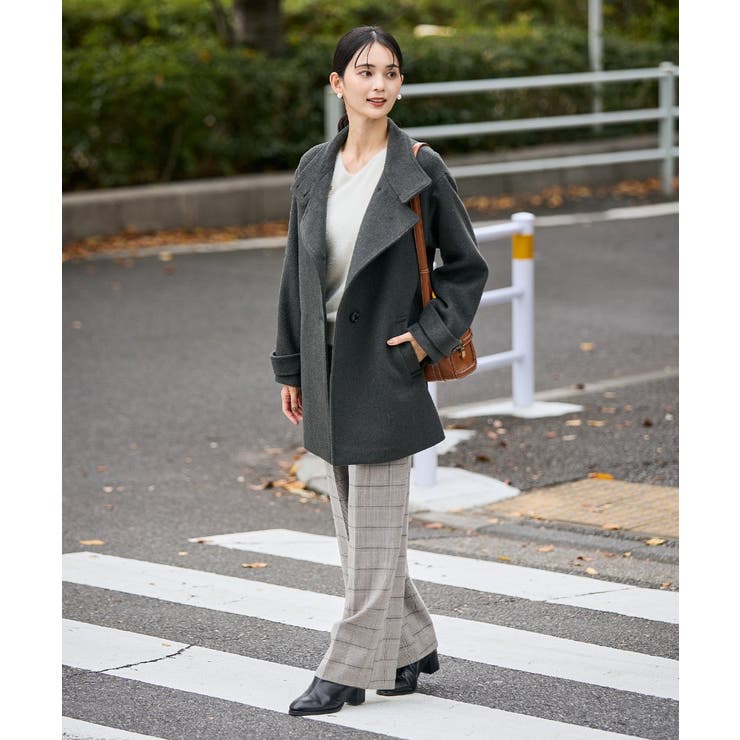 スタンドカラーミディコート[品番：ITKW0018986]｜a.v.v【WOMEN