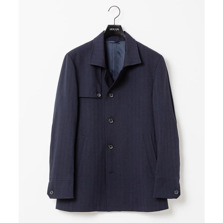 ウール調スタンドカラーショートコート[品番：ITKW0019542]｜MICHEL