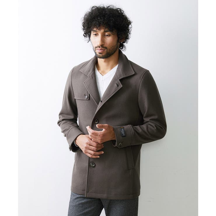 スタンドカラーハーフコート[品番：ITKW0014626]｜MICHEL KLEIN HOMME