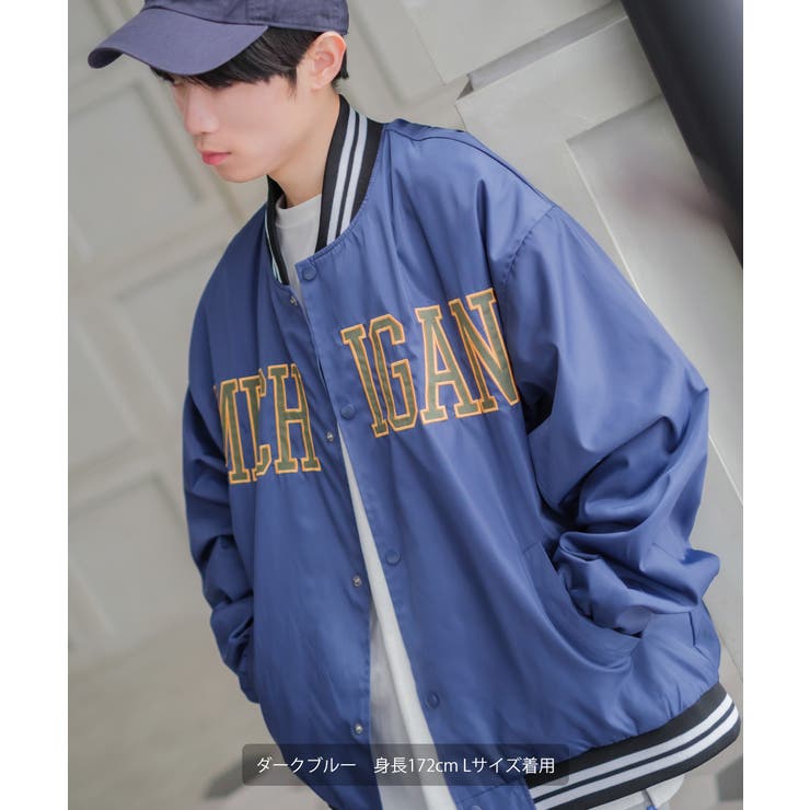 ロゴアップリケスタジャン メンズ レディース[品番：IP000005418