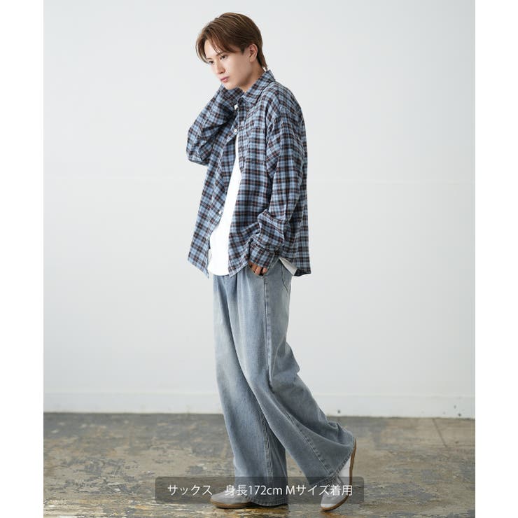 チェックシャツ メンズ ネルシャツ[品番：IP000006778]｜improves