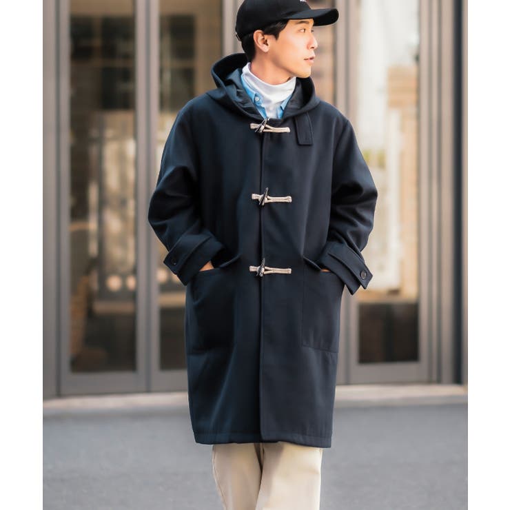 ダッフルコート メンズ メルトン[品番：IP000005795]｜improves（イン