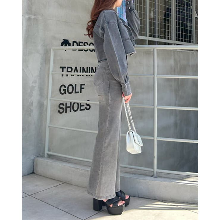 フレアデニムPT[品番：INGW0009986]｜INGNI （イング）のレディース