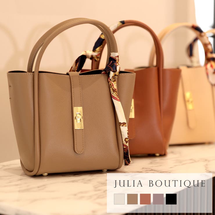 スカーフ+ポーチ付きハンドバッグ [23111 ショルダーバッグ[品番