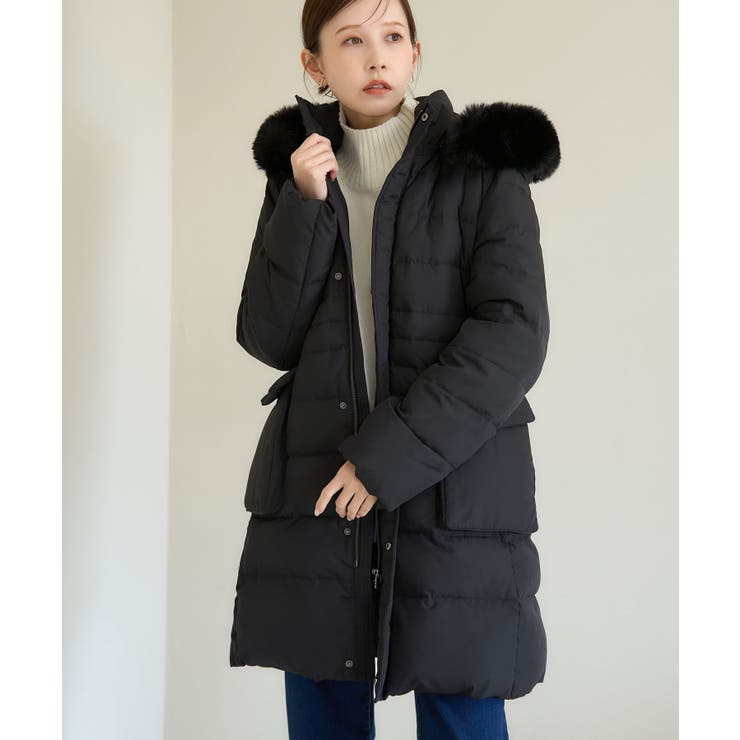 GREEN DOWN/ファー付きダウンコート[品番：RPCW0045390]｜ROPE' PICNIC