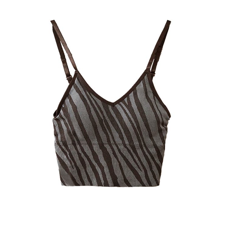 キャミソール ゼブラ トップス[品番：JCSW0000744]｜JOCOSA（ジョコサ