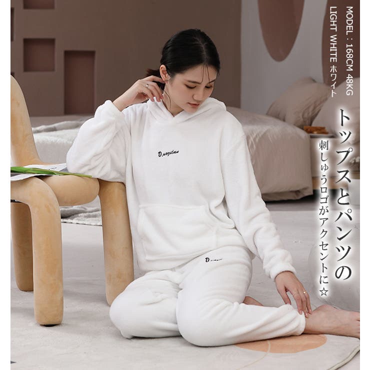 もこもこスウェットセットアップ 上下セット[品番：KRIW0001550