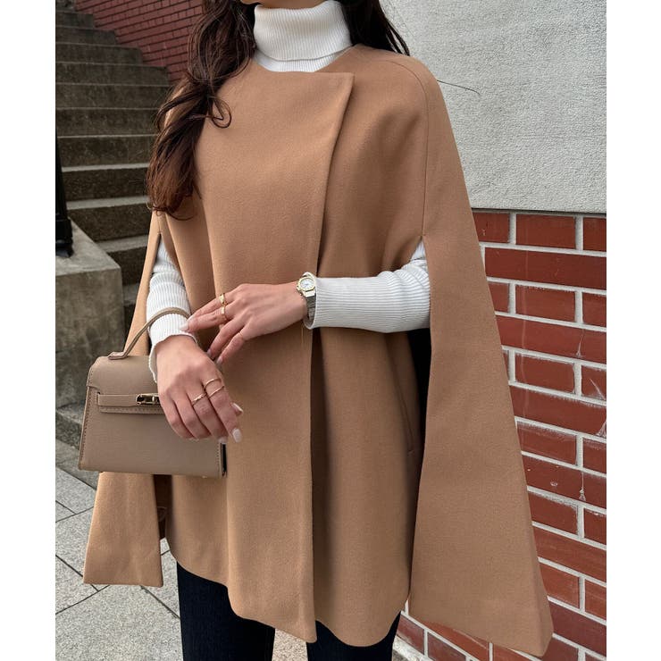 ケープコート ポンチョ ミドルコート[品番：KO000013968]｜KOBE