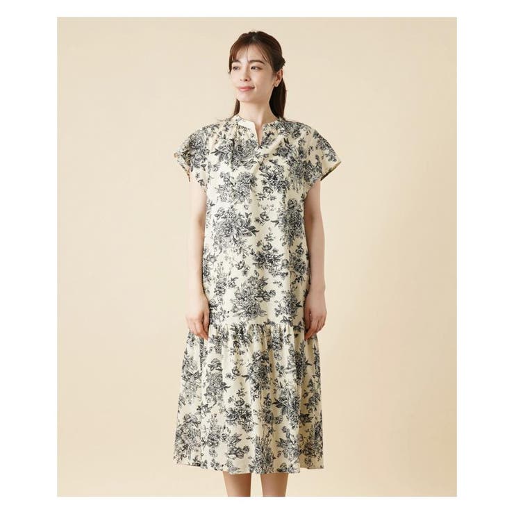 プリントロングワンピース[品番：LAVW0010553]｜Leilian（レリアン）の