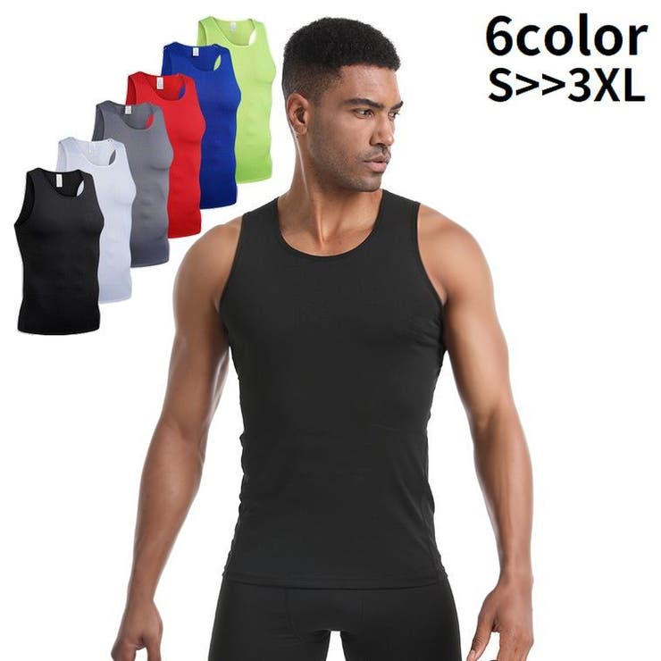 タンクトップ メンズ 大きいサイズ[品番：FQ000181448]｜PlusNao