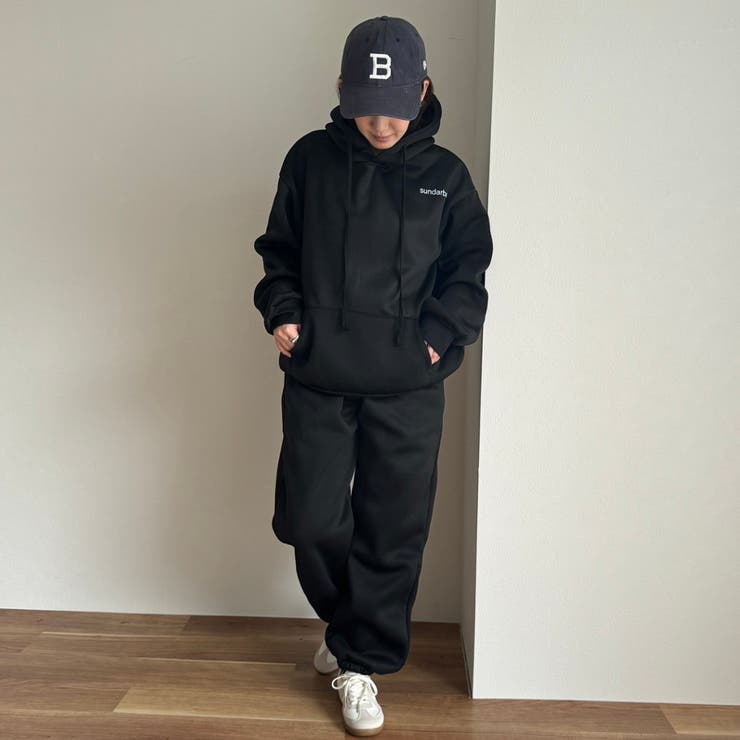 レディース パーカー スウェット セットアップ[品番：RDCM0003967