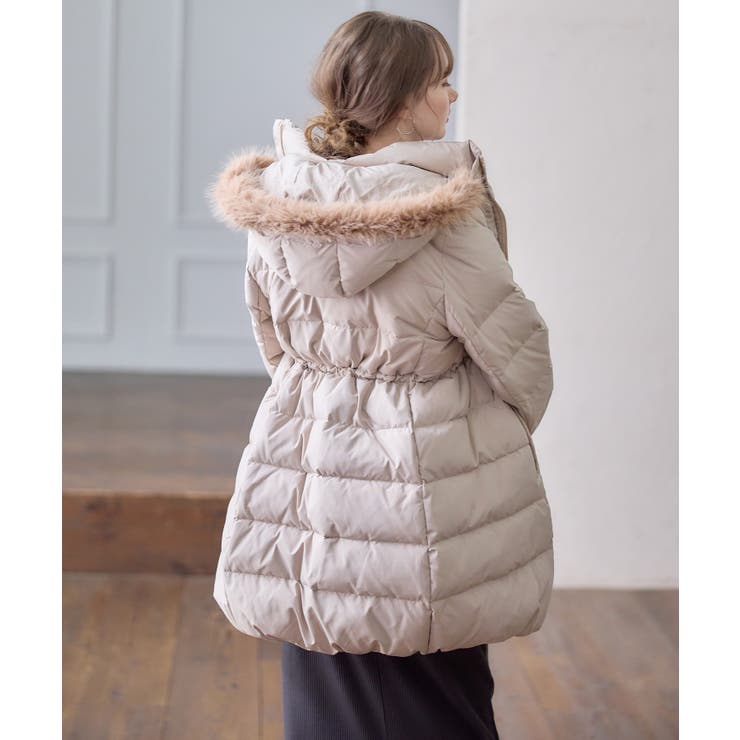 ダウンコート＆ベビーケープセット ママコート ママダウンコート[品番