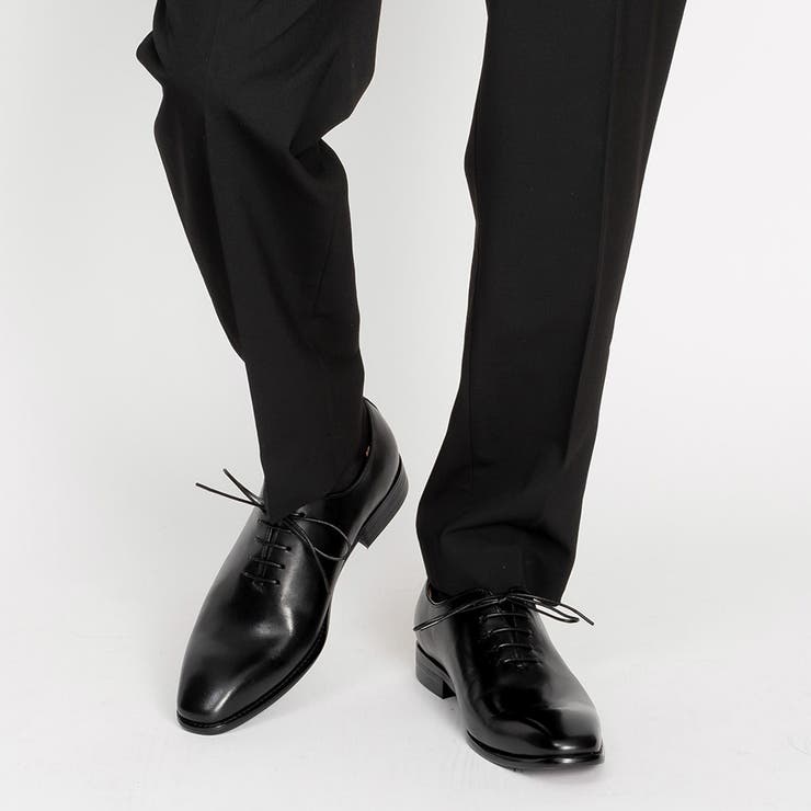 ホールカット レザー ドレスシューズ / プレーントゥ レースアップ