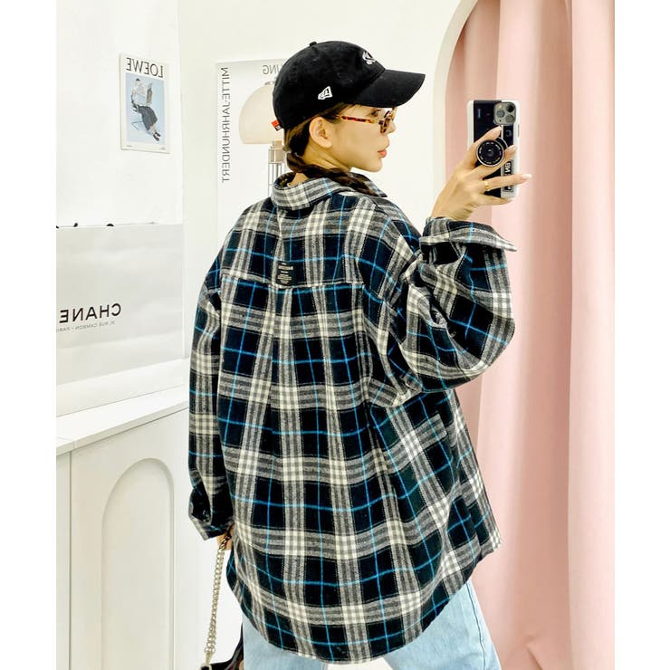 チェックシャツ チェック シャツ[品番：KH000015160]｜VIVID LADY