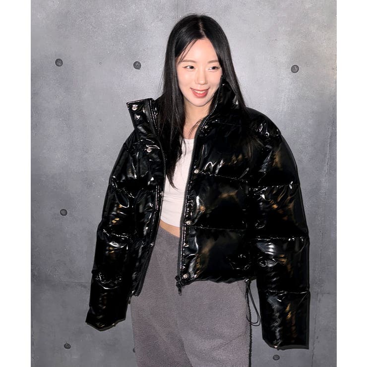 光沢 フェイクダウンジャケット ボリューム[品番：KH000015196]｜VIVID