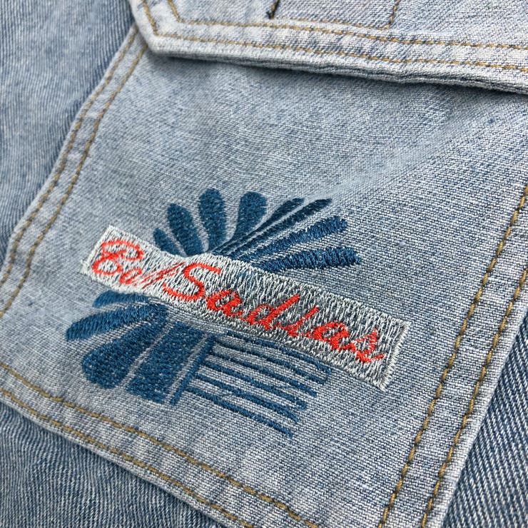 刺しゅうロゴポケットデニムパンツ 春 夏[品番：SHNW0009729]｜SHEENA