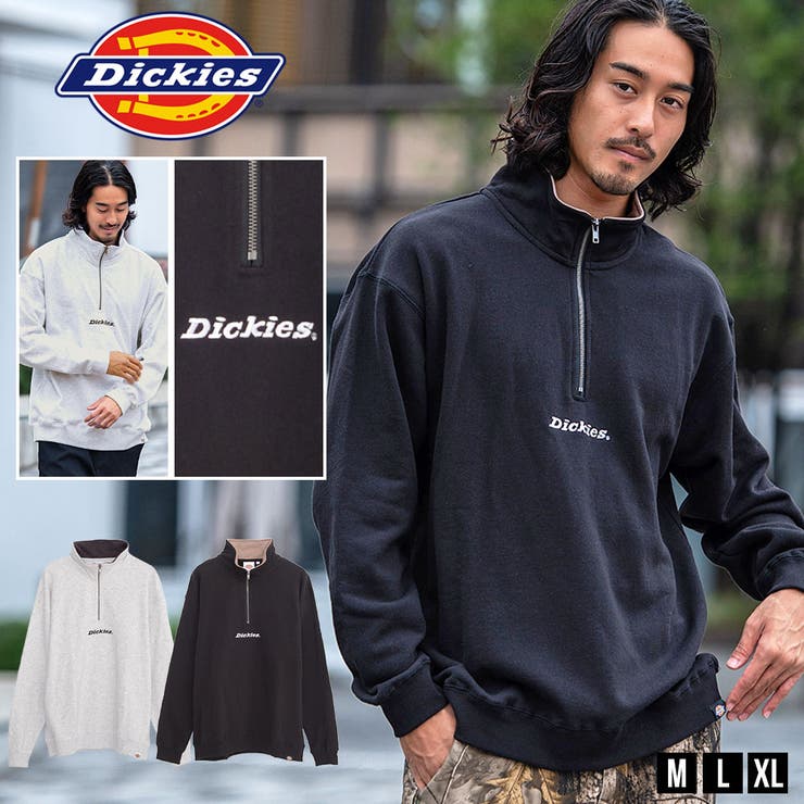 Dickies ディッキーズ ハーフジップ[品番：SILM0014690]｜SILVER