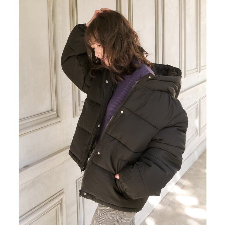 フードフェイクダウン[品番：SPRW0006857]｜SpRay（スプレイ）の