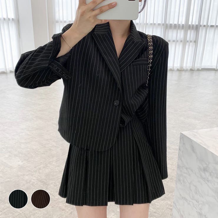 セットアップ ジャケット スカート[品番：TY000007359]｜teddyshop