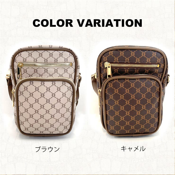 モノグラム柄ショルダーバッグ[品番：NHGW0002712]｜non-hedge