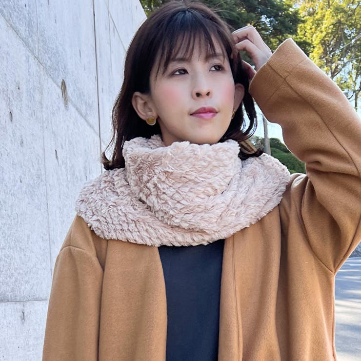 フェイクファーボリュームスヌード レディース ファッション雑貨[品番