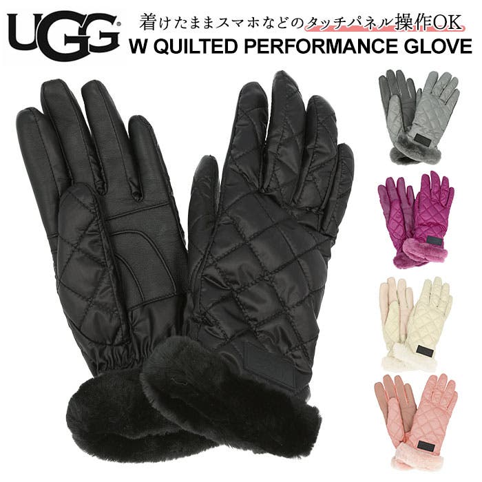 UGG アグ W QUILTED PERFORMANCE GLOVE[品番：BCYW0011205]｜BACKYARD