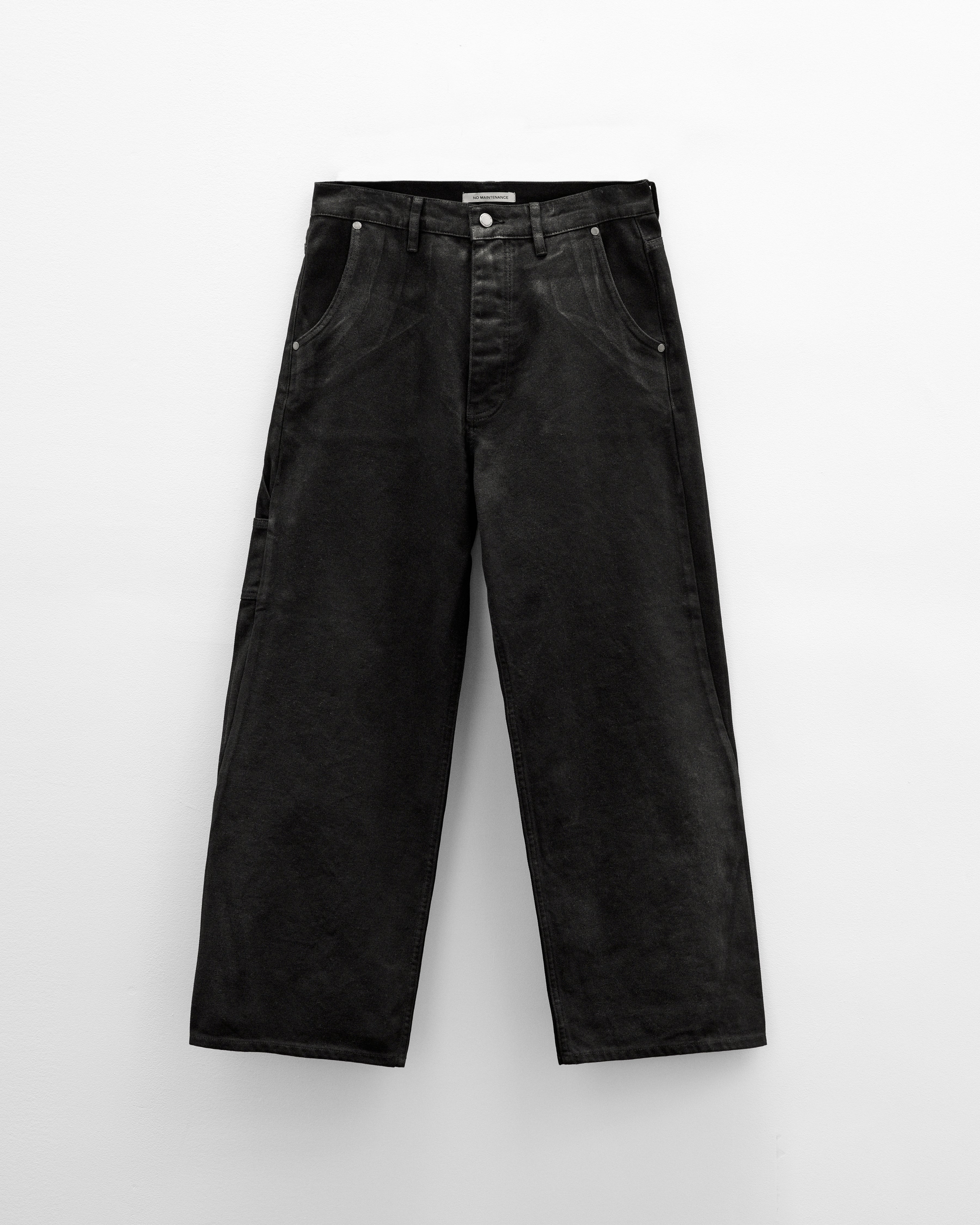 No Maintenance - Baggy Japanese Denim in Red-Line Wash | NO