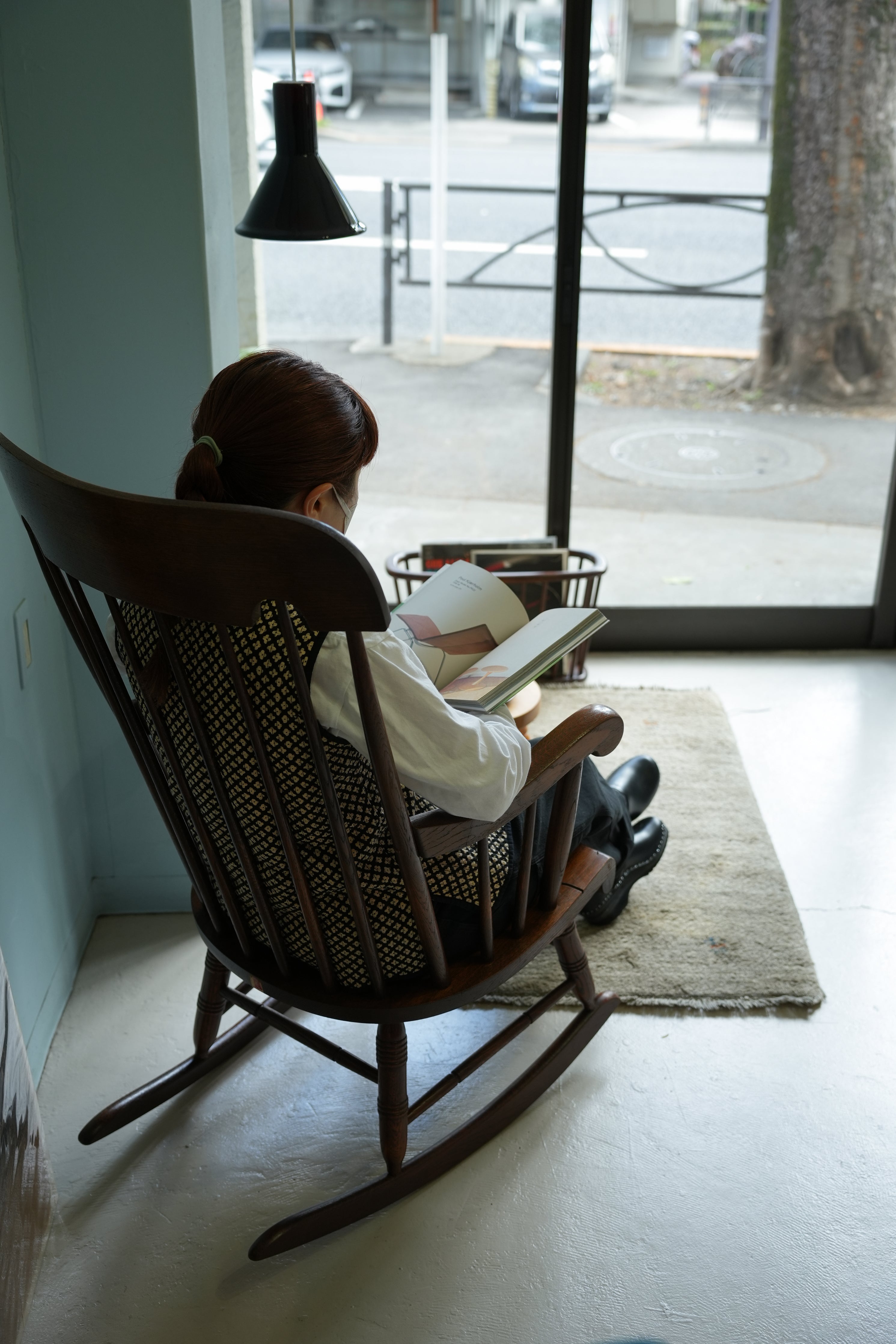 飛騨産業 ロッキングチェア 穂高 キツツキマーク/HIDA Rocking Chair
