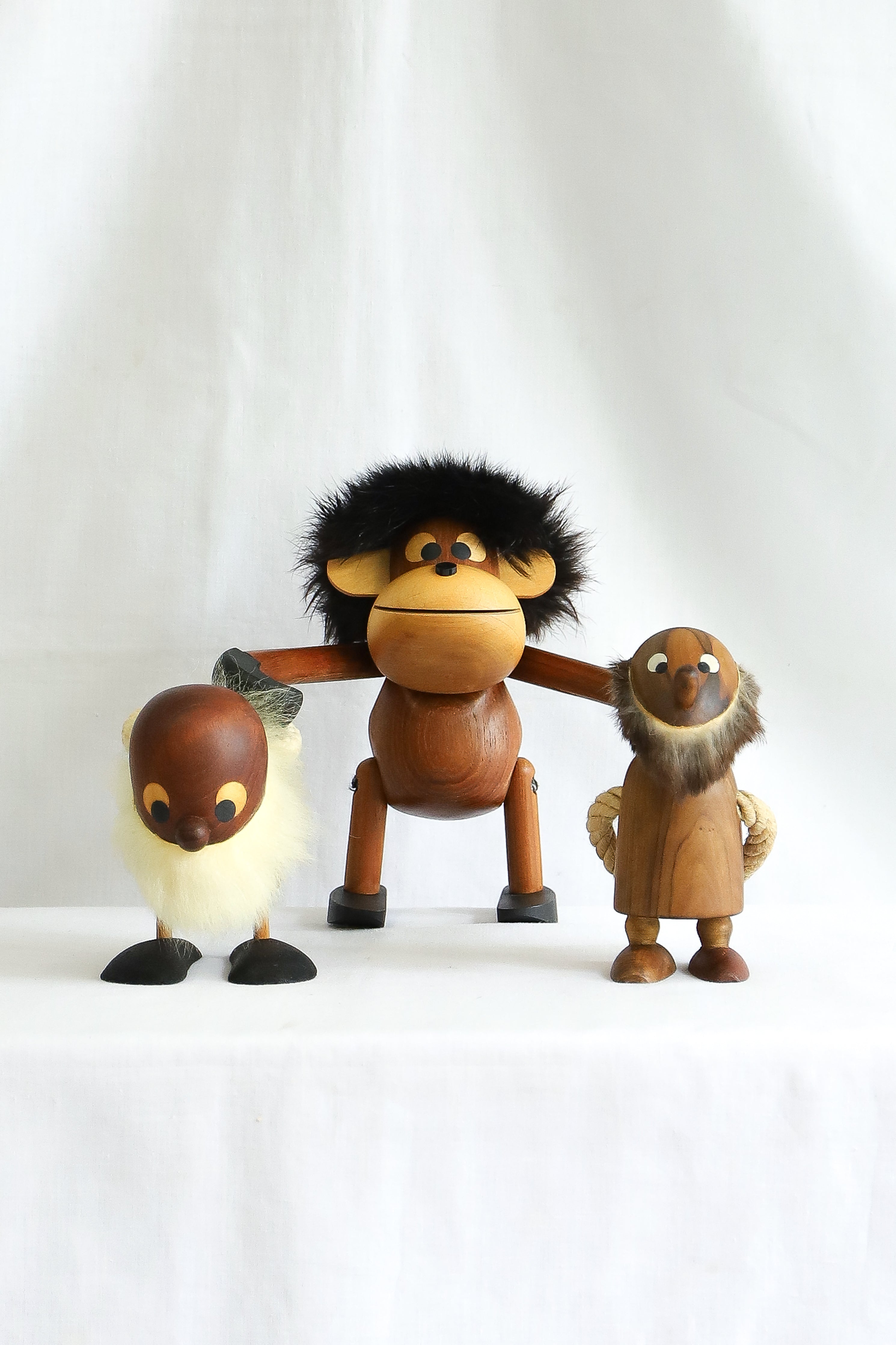 デンマークヴィンテージ 木製 人形 オブジェ/Danish Vintage Wooden