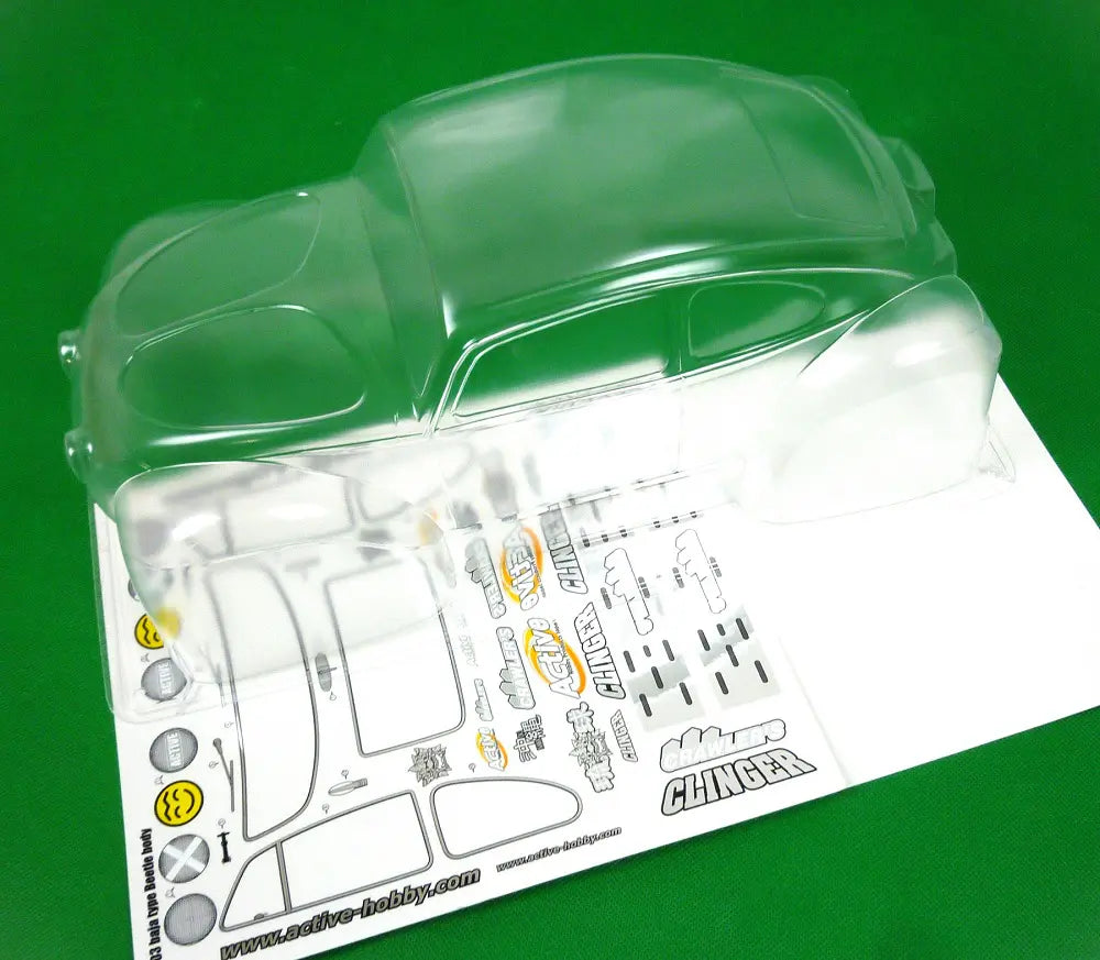 1:10 ラジコンカー用 クリアボディ VWビートル （モンスタートラック