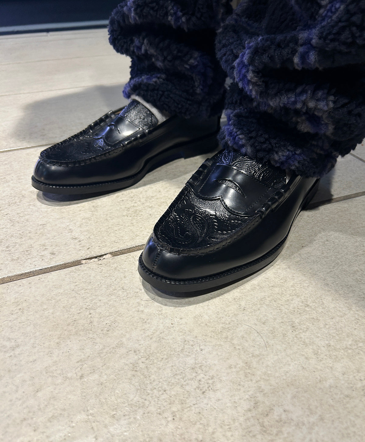 25 SNAP -BLACK PAISLEY- – THE KENFORD FINESHOES