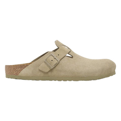 Birkenstock Boston Soft Footbed - Suede Mocha – Lenny's Shoe & Apparel