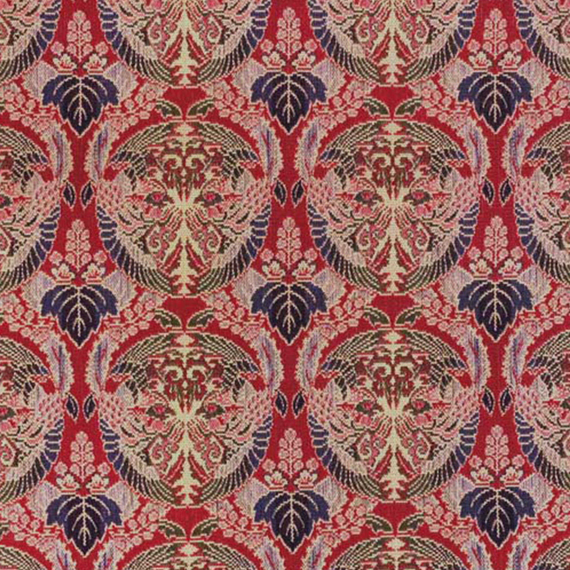 文様特集 四天王獅猟紋様錦（してんのうしりょうもんようにしき