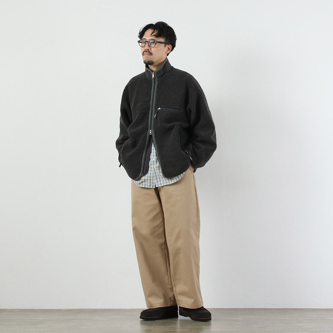 GYMPHLEX（ジムフレックス） コージー ライトボア ブルゾン / メンズ