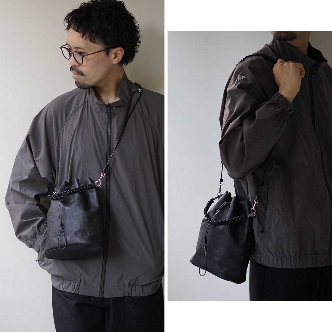 SENTI（センティ） ダイニーマレザー ドローストリング 2wayバッグ