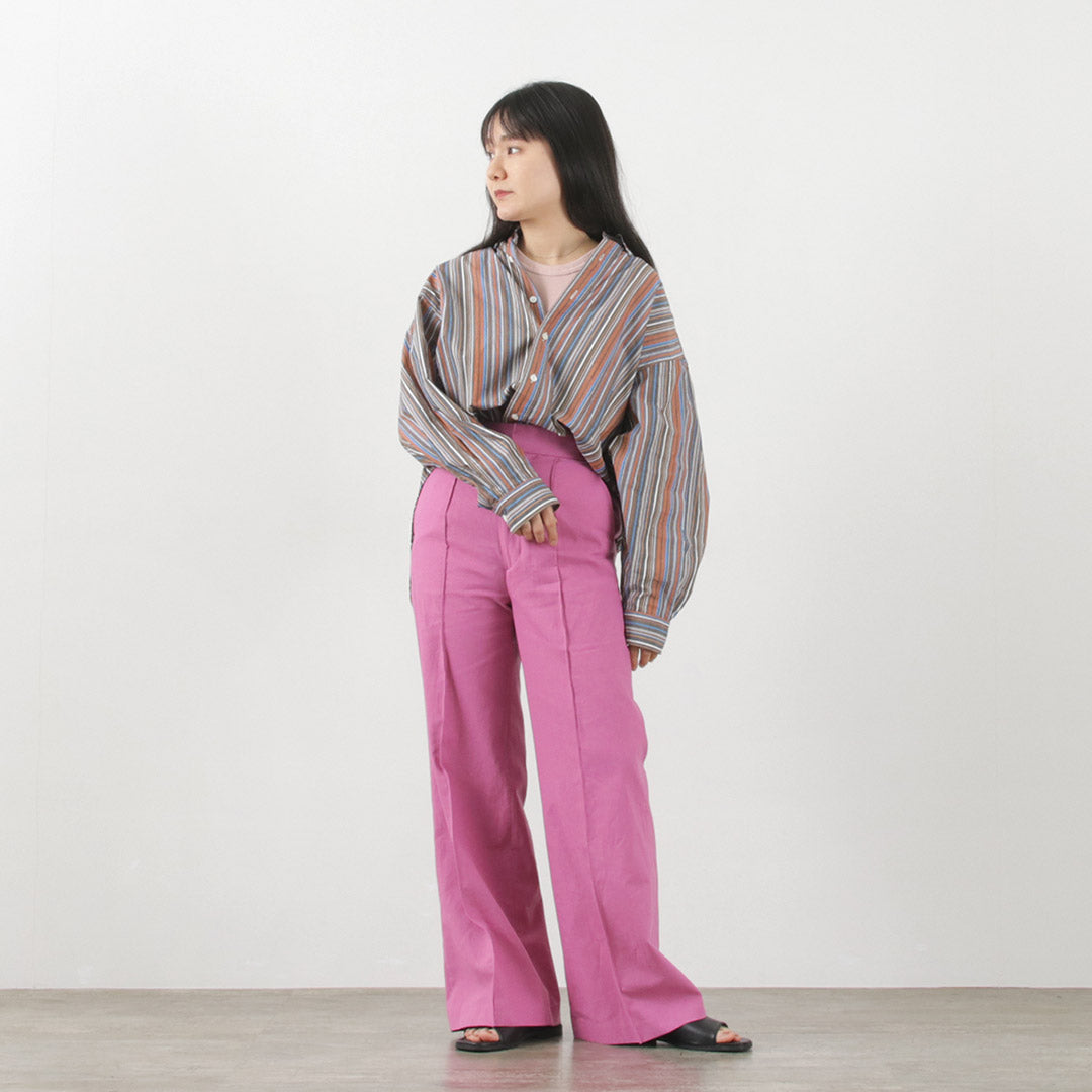 50％OFF】SHINZONE（シンゾーン） マルチストライプ ダディーシャツ