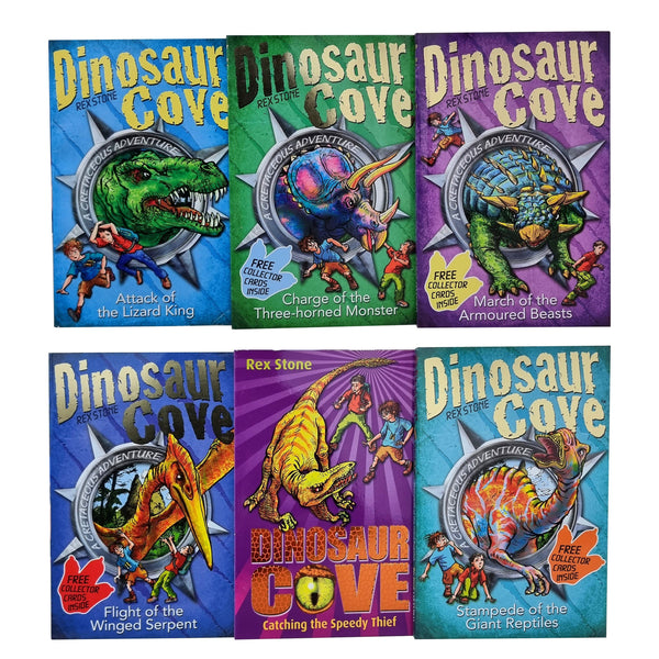 Dinosaur Cove Series 6 Books By Rex Stone – American Bookworm