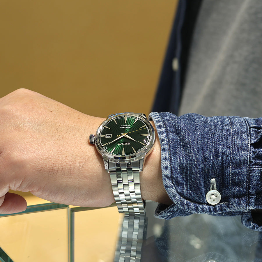 モッキンバードカラーが美しい!セイコー プレザージュ Cocktail Time