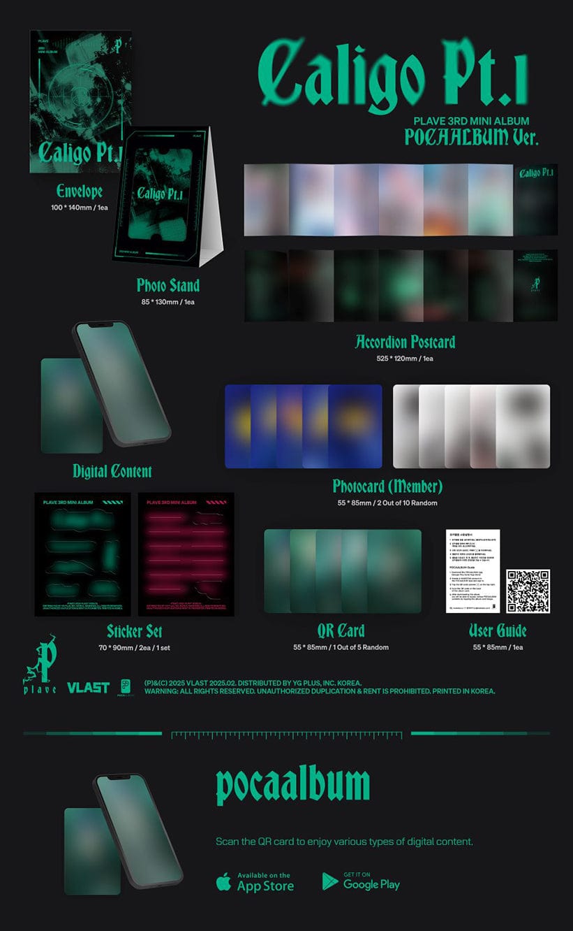 PLAVE - 3rd ミニアルバム Caligo Pt.1 (POCAALBUM Ver.)